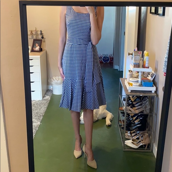 J. Crew Gingham Midi Dress - Picture 8 of 8